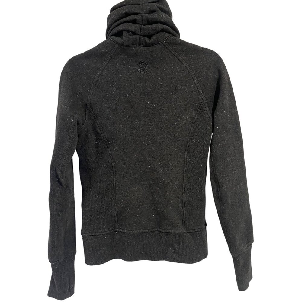Lululemon Cuddle Up Jacket Gray‎ Sparkle Size 4 - Picture 7 of 11